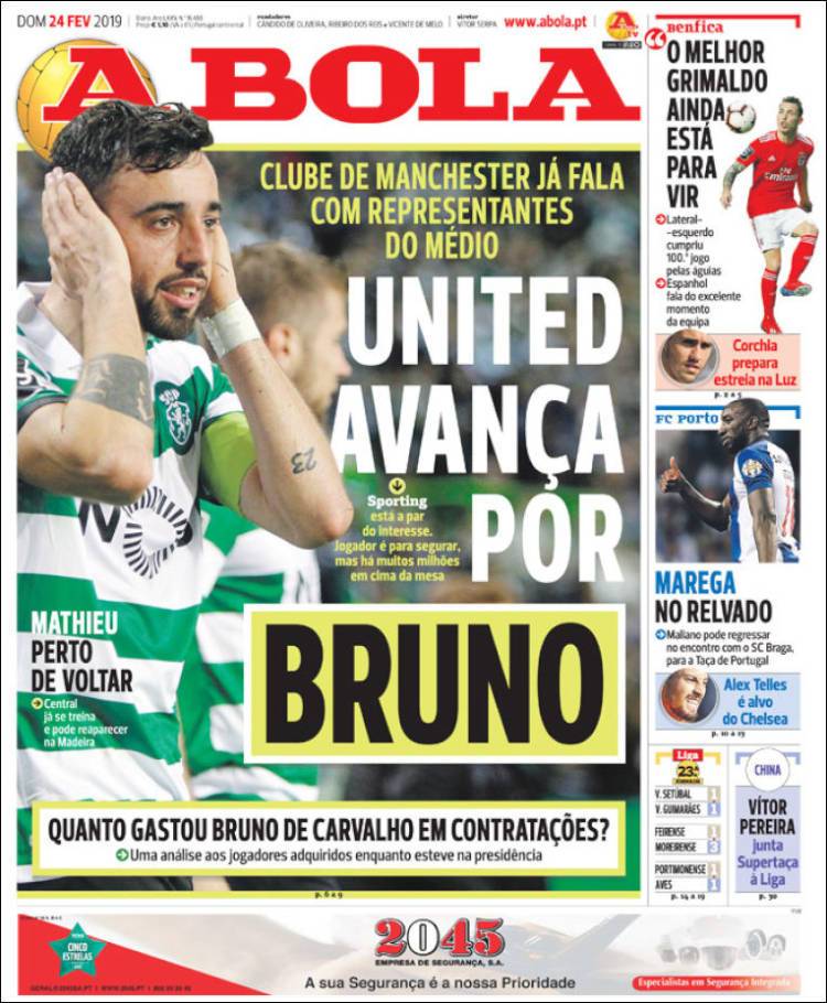 Bruno Fernandes convoité