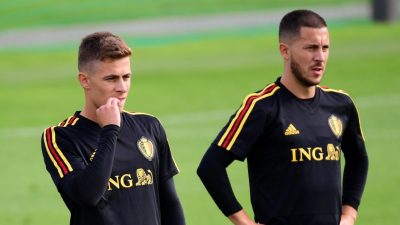 Thorgan et Eden Hazard