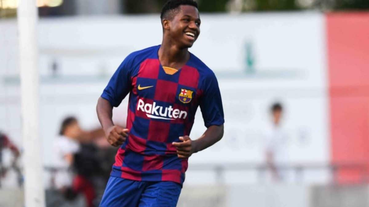 Ansu Fati, attaquant du FC Barcelone