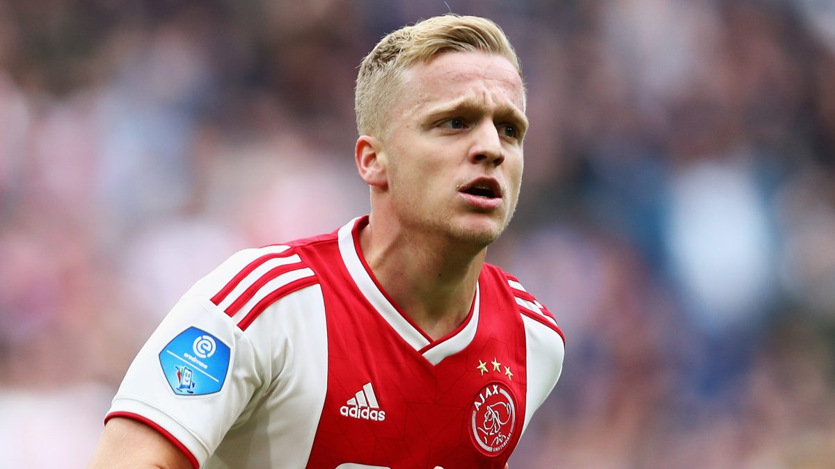 Donny Van de Beek, milieu de terrain de l'Ajax Amsterdam