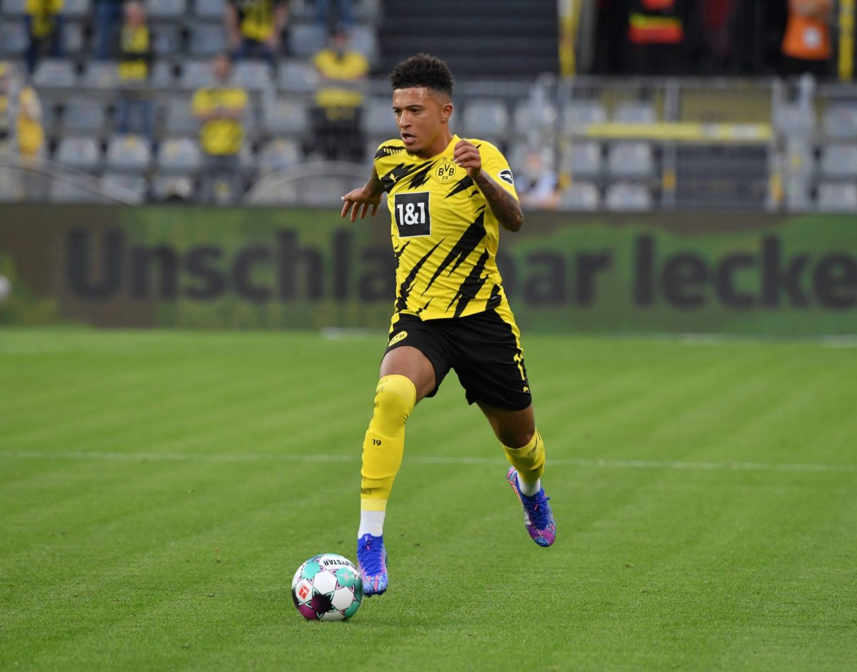 Jadon Sancho en action