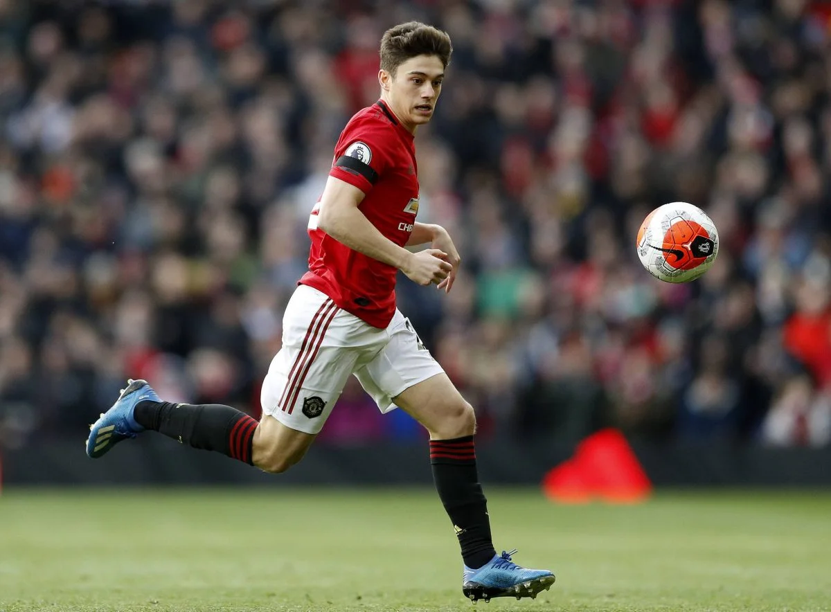 Daniel James milieu de terrain de Man Utd