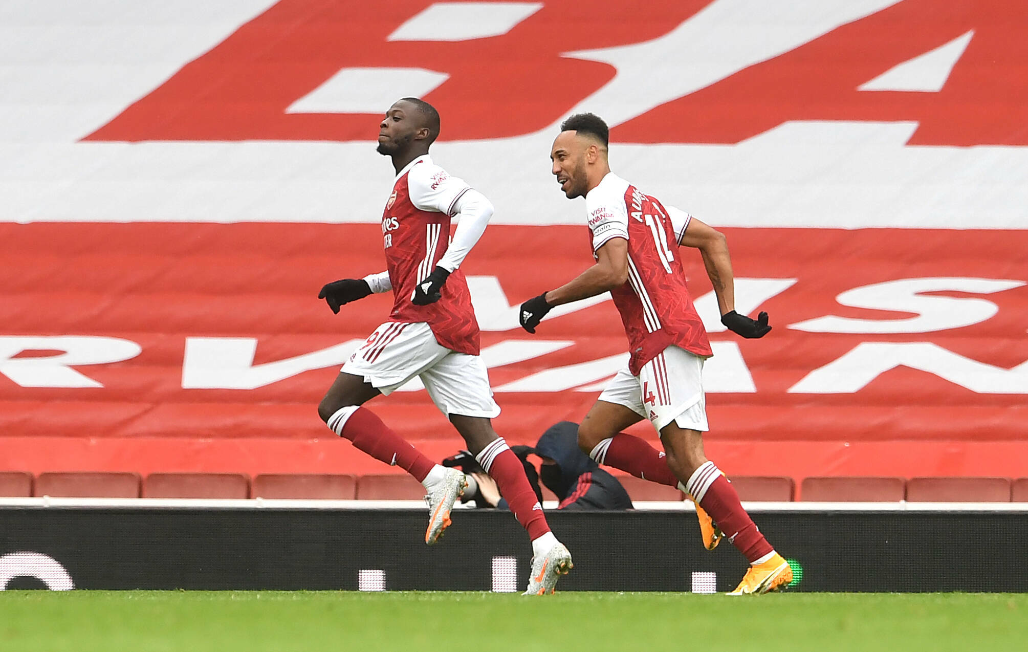 Nicolas Pepe et Aubameyang