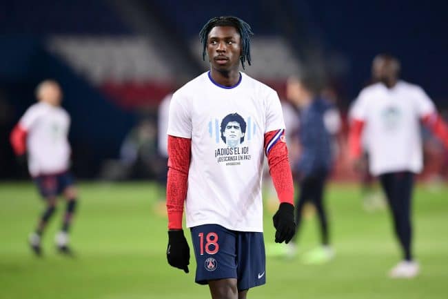 Moise Kean de retour au PSG