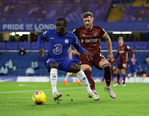 Ngolo Kanté face à Leeds