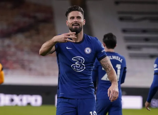 Olivier Giroud est le meilleur buteur de Chelsea