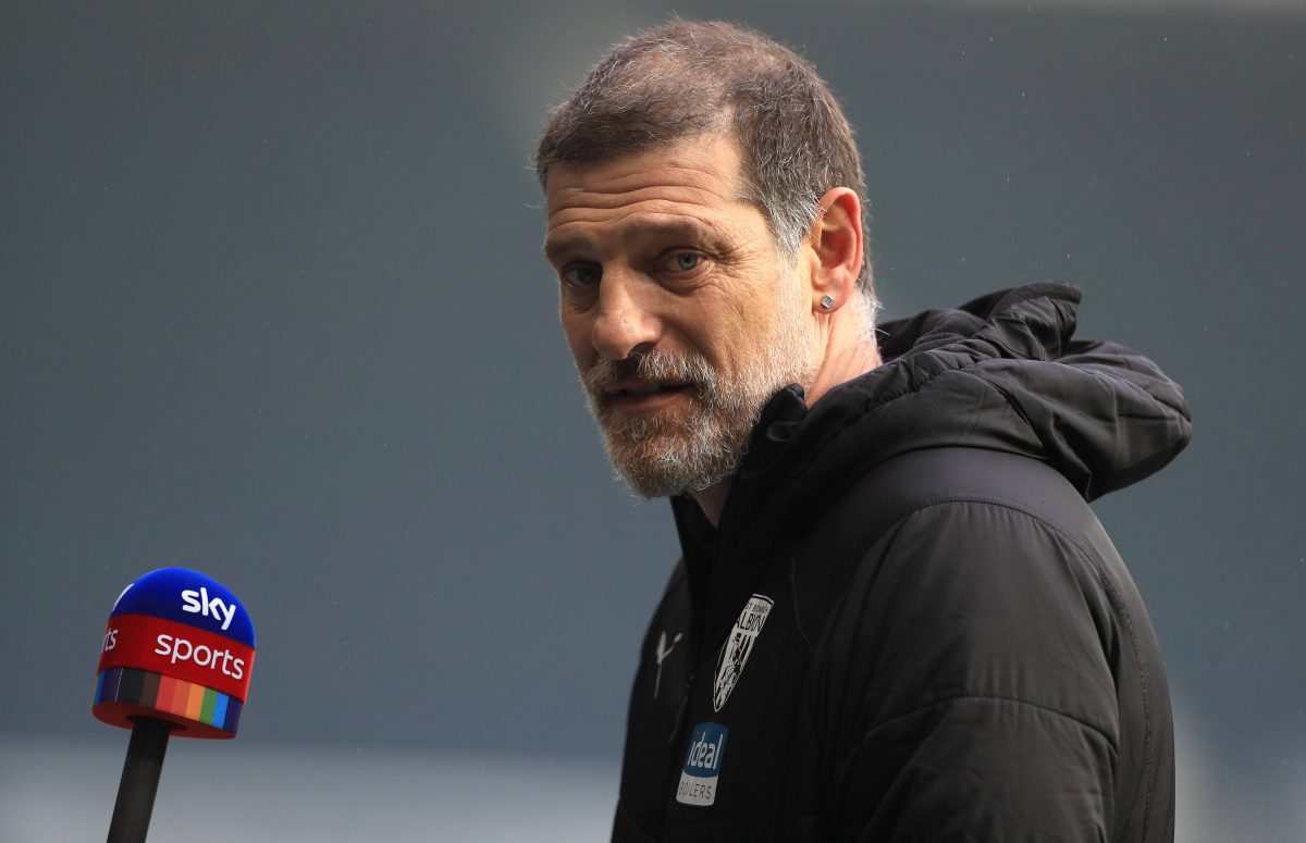 Slaven Bilic, manager de West Bromwich Albion