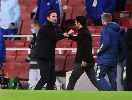 Mikel Arteta et Frank Lampard