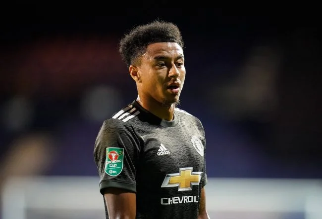 Jesse Lingard, milieu de terrain de Manchester United