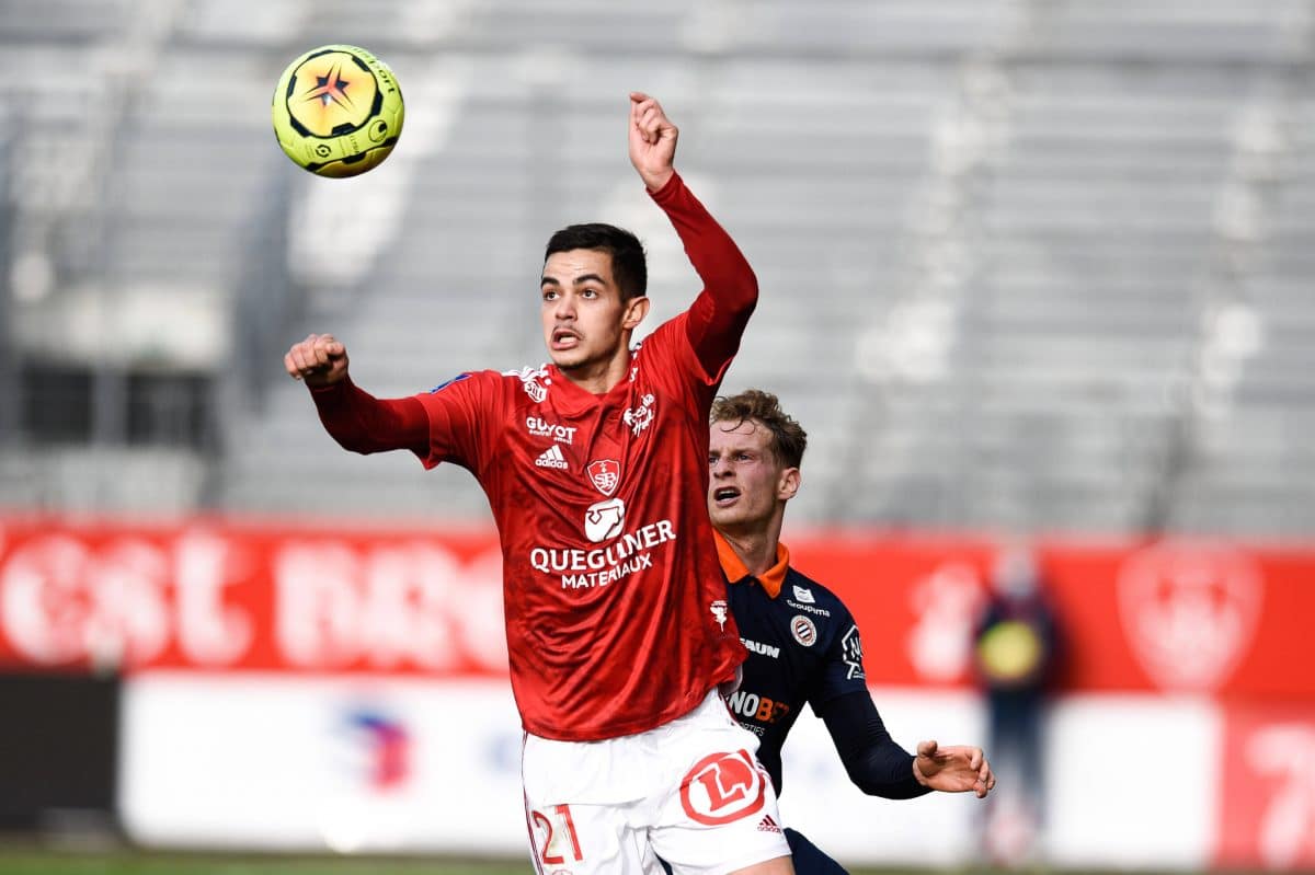 Nicolas Faivre, milieu de terrain du Stade Brestois