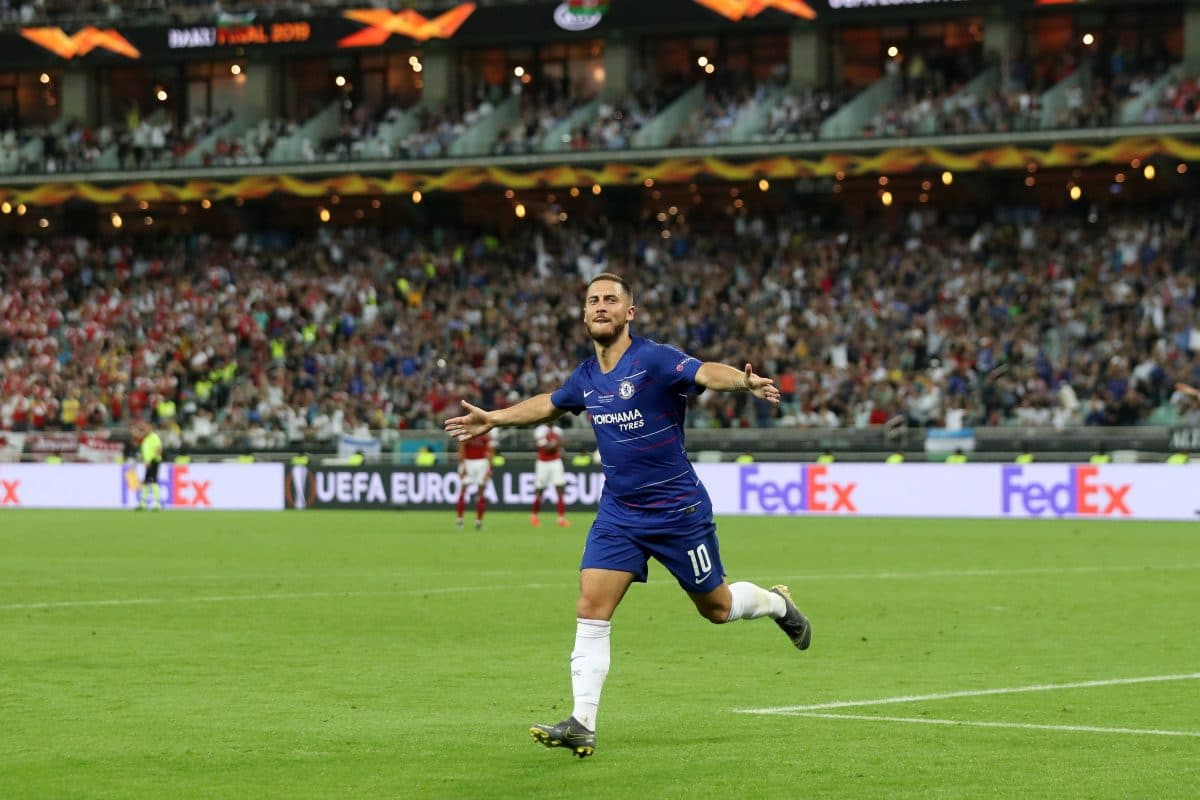 Eden Hazard, buteur avec Chelsea