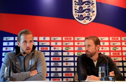 Gareth Southgate et Harry Kane