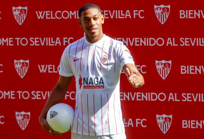 Anthony Martial sous les couleurs du FC Séville