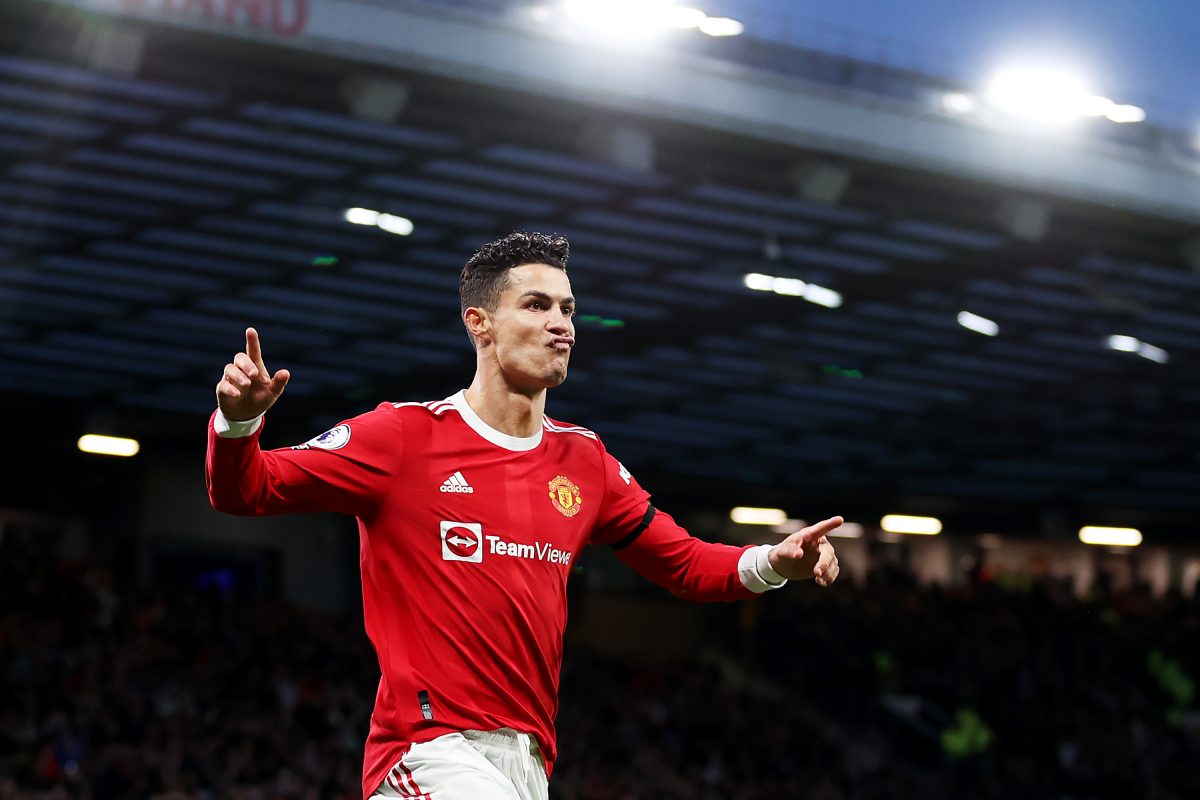 Cristiano Ronaldo heureux avec Manchester United