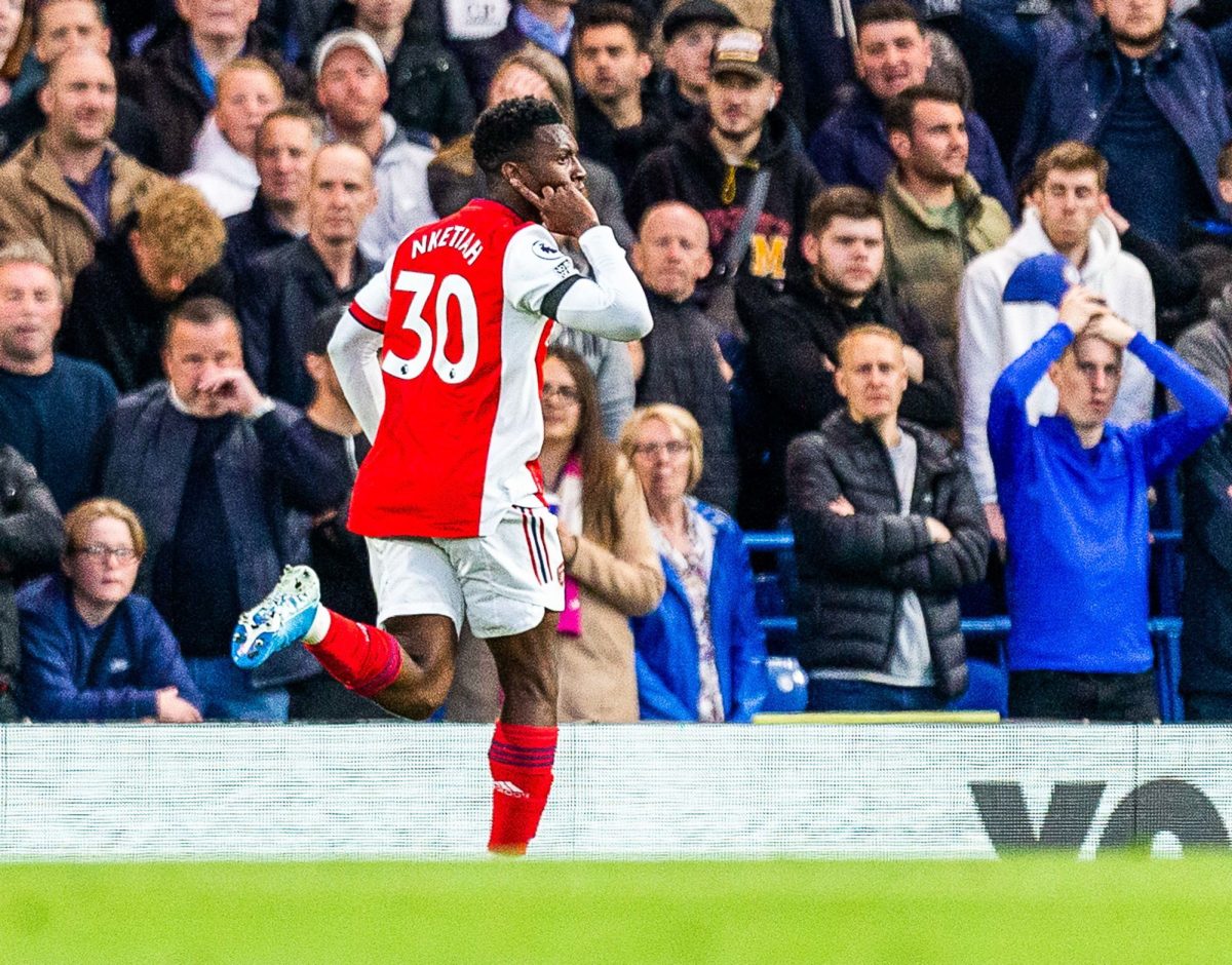 Eddie Nketiah buteur pour Arsenal en Premier League