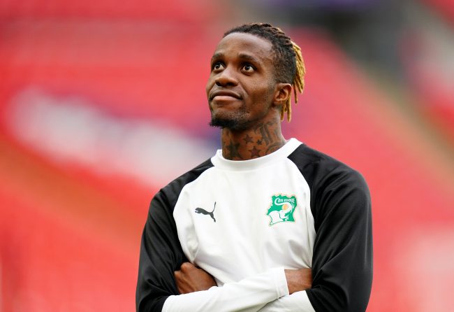 Wilfried Zaha, attaquant de Crystal Palace