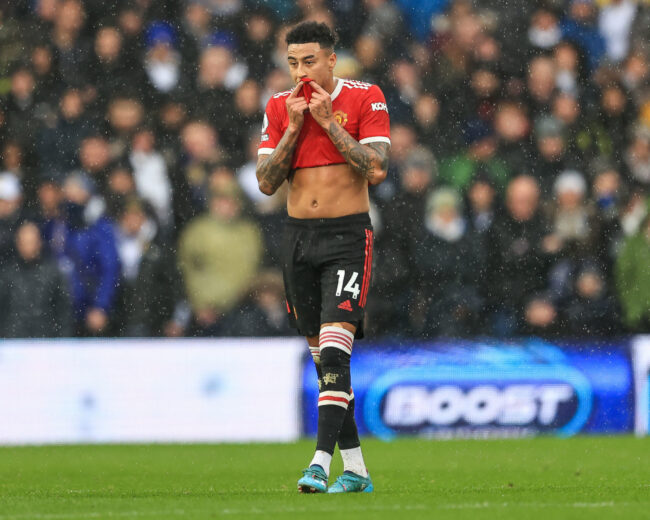 Jesse Lingard ailier de Manchester United