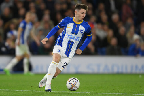 billy Gilmour, milieu de terrain de Brighton en Premier League