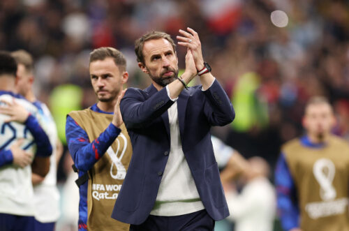 Gareth Southgate déçu après l'élimination de l'Angleterre en Coupe du Monde 2022.