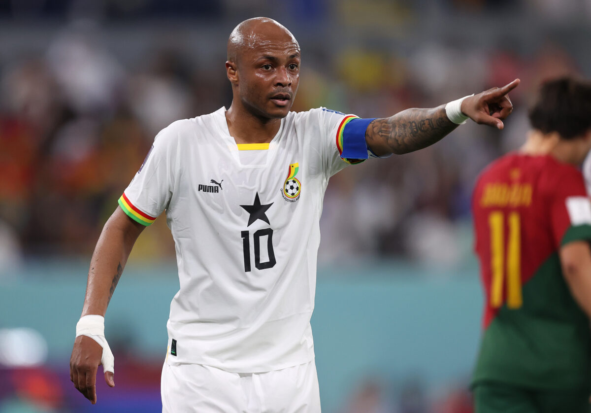 André Ayew arrive à Nottingham Forest