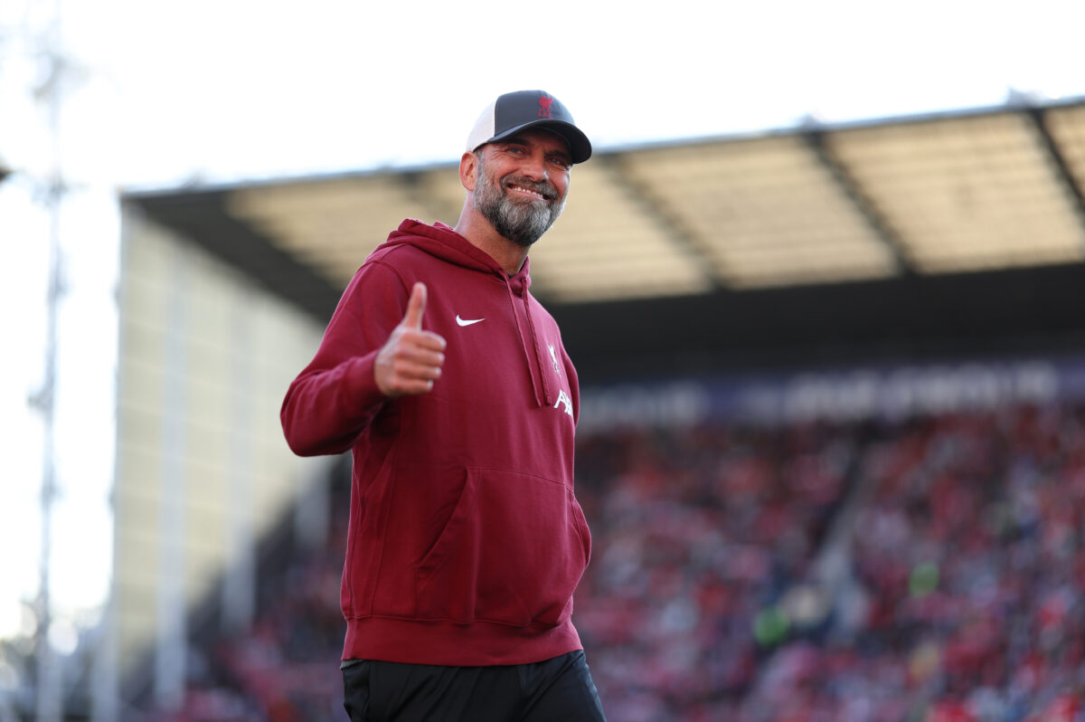 Jürgen Klopp, un manager de Liverpool satisfait