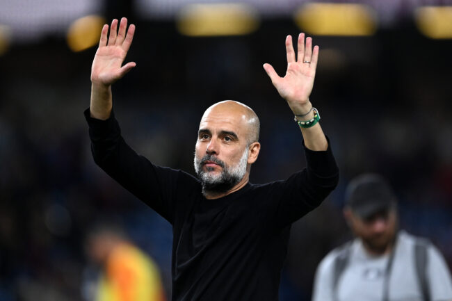Pep Guardiola, le manager de Manchester City en Premier League