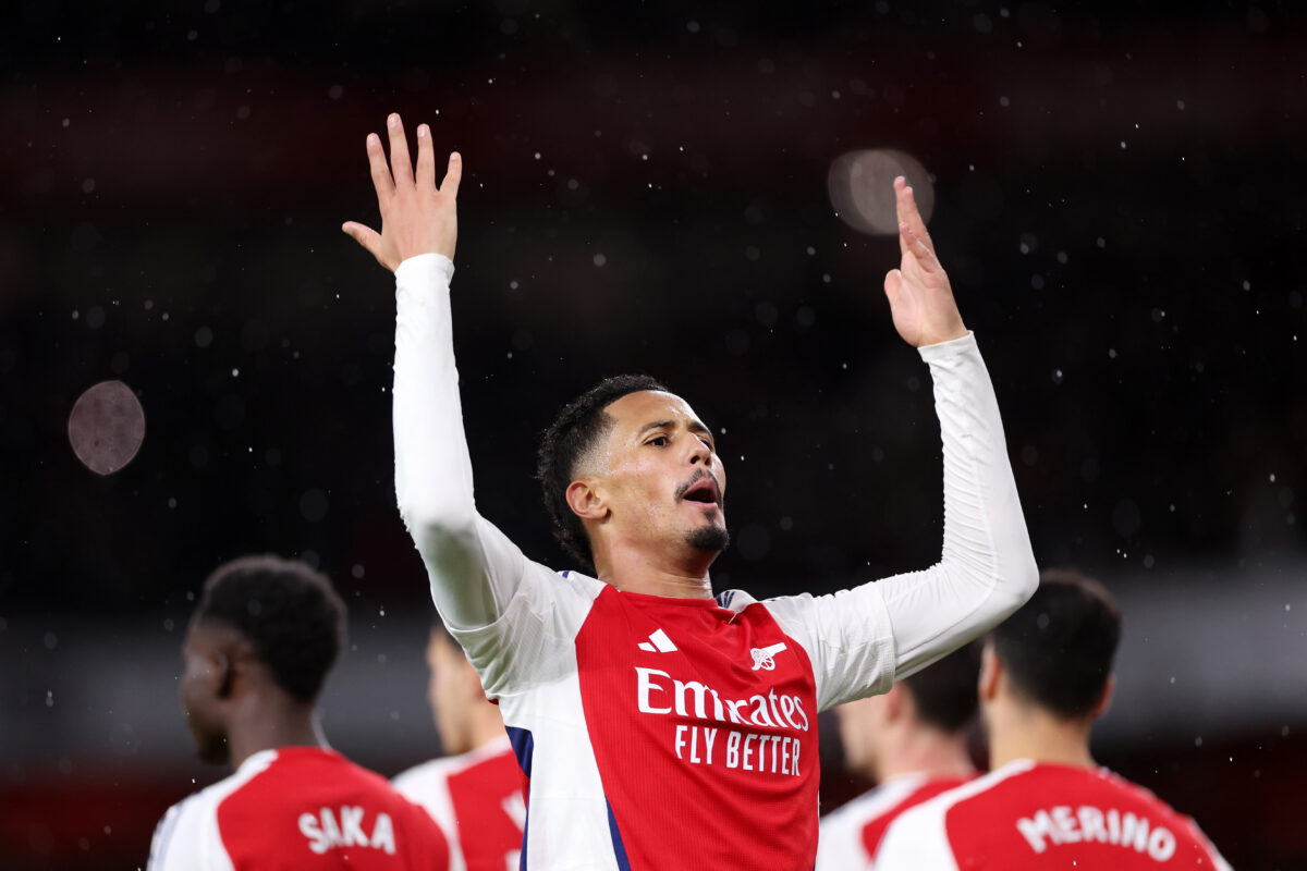 saliba équipe type premier league