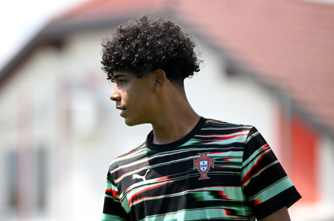 cristiano ronaldo jr vers manchester united